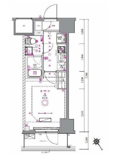 AZEST関内 10階 間取り図