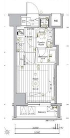 グランヴァン横濱反町 703 間取り図