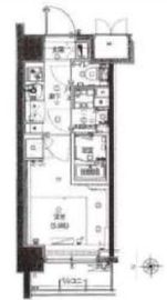 ハーモニーレジデンス武蔵小杉#002 1階 間取り図