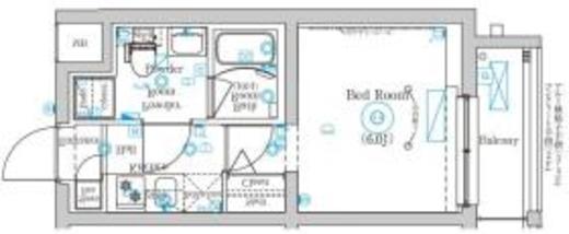 MIND武蔵中原 213 間取り図