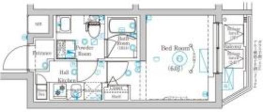 MIND武蔵中原 301 間取り図