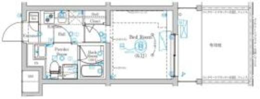 MIND武蔵中原 102 間取り図
