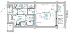 MIND武蔵中原 303 間取り図