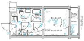 MIND武蔵中原 206 間取り図