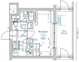 MIND武蔵中原 502 間取り図