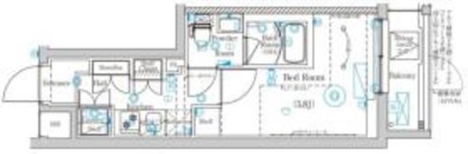 MIND武蔵中原 505 間取り図