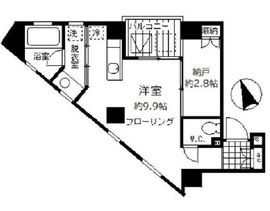 北参道スタイル 301 間取り図