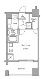 レジディア市ヶ谷 204 間取り図