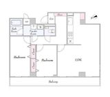 リエール市ヶ谷 4階 間取り図