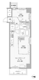 関寅ビル第10 501 間取り図