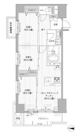 関寅ビル第10 303 間取り図