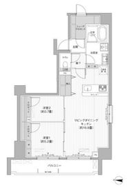 関寅ビル第10 101 間取り図