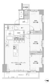 関寅ビル第10 601 間取り図