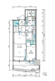 パークタワー勝どきミッド/サウス 12階 間取り図