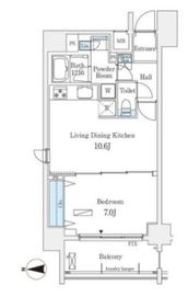 アーバンプレミア秋葉原 1201 間取り図