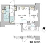 ブリリアイスト武蔵小杉 601 間取り図
