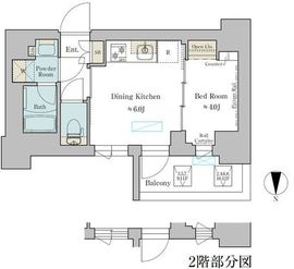 ブリリアイスト武蔵小杉 601 間取り図