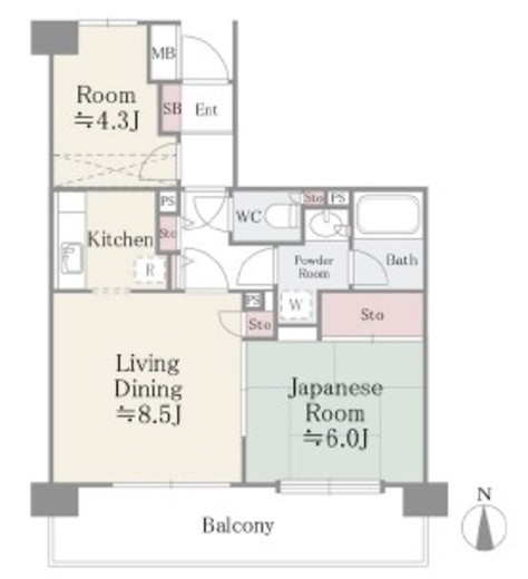 フレスコ川崎 1005 間取り図