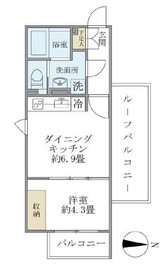 アレーロ新中野2 401 間取り図