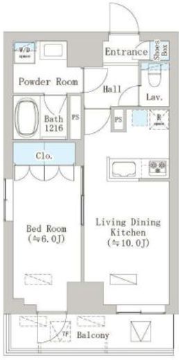 グレースティリア 601 間取り図