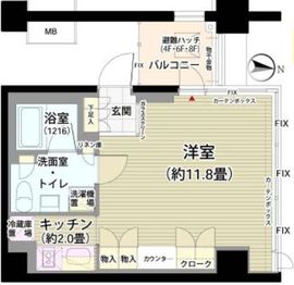 ガーデニエール砧レジデンス 710 間取り図