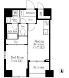 オークテラス 701 間取り図