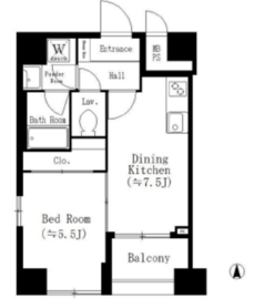 オークテラス 701 間取り図