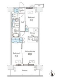 スカイグランデ津田沼 819 間取り図