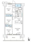 スカイグランデ津田沼 810 間取り図