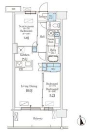 スカイグランデ津田沼 723 間取り図