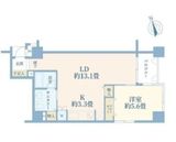 朝日サテライト六本木 4階 間取り図
