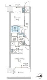 スカイグランデ津田沼 703 間取り図
