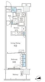 スカイグランデ津田沼 702 間取り図