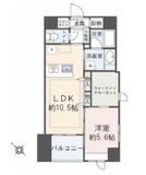 ブラントン日本橋大伝馬町 6階 間取り図