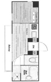 藤和シティホームズ茅場町 11階 間取り図