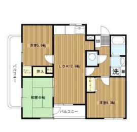 アネシス横浜 5階 間取り図