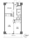 KDXレジデンス鶴見 208 間取り図