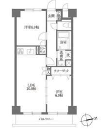 KDXレジデンス鶴見 208 間取り図