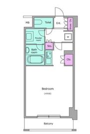 レジディア九段下 803 間取り図