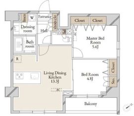 SPコート尾久ノース 1002 間取り図