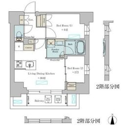 ブリリアイスト武蔵小杉 503 間取り図