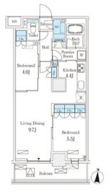 フロンティアレジデンス錦糸公園 520 間取り図