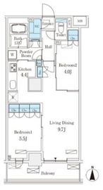 フロンティアレジデンス錦糸公園 519 間取り図