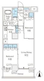 フロンティアレジデンス錦糸公園 515 間取り図