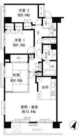 クラッサ目黒かむろ坂 204 間取り図