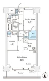 フロンティアレジデンス錦糸公園 336 間取り図