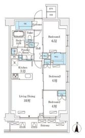 フロンティアレジデンス錦糸公園 335 間取り図