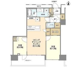 THE TOWER湘南辻堂 15階 間取り図