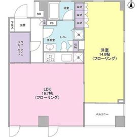 ポローニアハウス赤堤 401 間取り図
