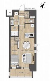 プレディアコート大森山王 401 間取り図